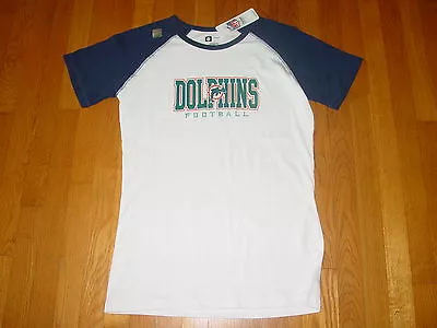 Offi TEAM NFL Miami DOLPHINS Cap Sleeve WOMENS T-Shirt  NWT  .. XXLarge  XXL 2XL • $15.99