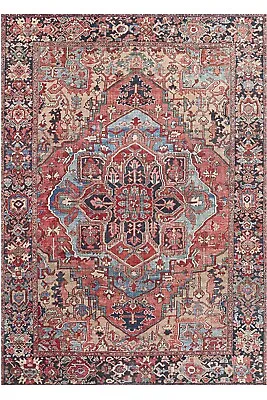 Traditional Vintage-Inspired Brand New Area Rug - Bohemian Style Washable Carpet • $195