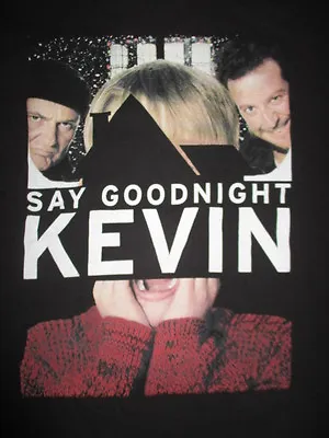 HOME ALONE Say Goodnight KEVIN (MED) Shirt Joe Pesci DAVID STERN Macaulay Culkin • £24.13
