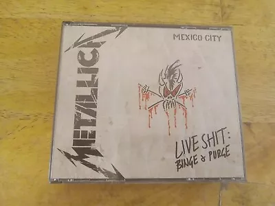 METALLICA - Live Shit: Binge & Purge - Mexico City 3 CD Box Set RARE Wertigo • $39