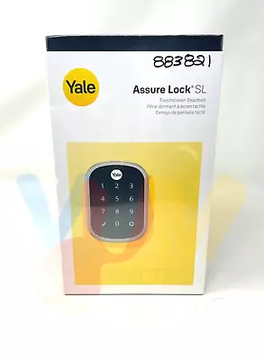 Yale Security Assure Lock SL Satin Nickel Double Cylinder Deadbolt With Lighted • $119.99