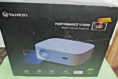 VANKYO Performance V700W 1080P Full HD Projector Video Home Theater Cinema HDMI • $179.98