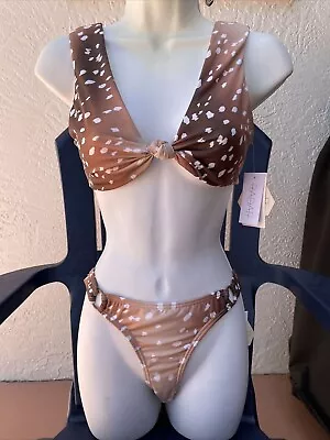 NWT Swim 2 Piece Bathing Suit Size Medium ECO Friendly • $14.99