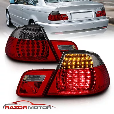 2000-2003 Red Smoke LED 2Dr Tail Light (Set) For BMW E46 325Ci/330Ci/M3 Coupe • $143.88