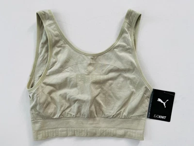 $73.72 • Buy PUMA 847077 Evoknit Crop Tank Spring Moss ( M ) 