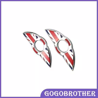 2Pcs Angel Wing Union Jack Door Lock Knob Ring Pin Decor For Mini Cooper 2 Door • $11.22