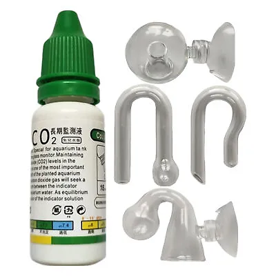 Aquatics Co2 Drop Checker Solution Fish Tank Test CO2 Kit Aquatic Co2 Checker • $10.61