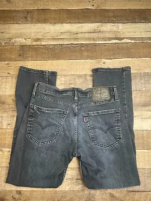 Levis 514 Men 30 X 28 Dark Wash Blue Jeans Slim Straight Denim Stretch Tag 30x30 • $22.99