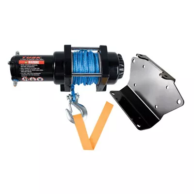 Tusk Winch W/Synthetic Rope And Mount Plate For YAMAHA GRIZZLY 350 2x4 2007-11 • $287.88