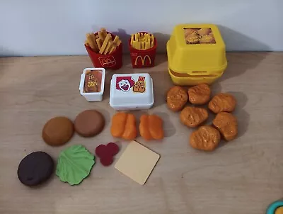 Vintage FISHER PRICE Fun W/Food McDonald's Chicken Nuggets Fries & BBQ Sauce • $66