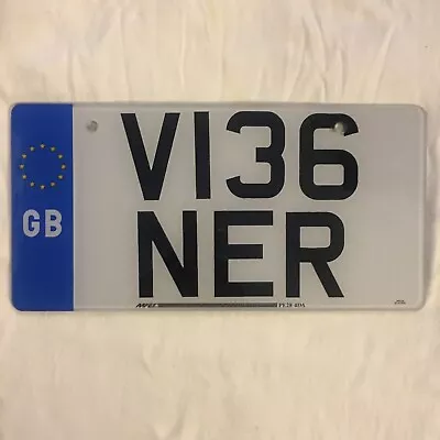 Great Britain V136 NER License Plate Tag Original England Souvenir Collectible • $24.99
