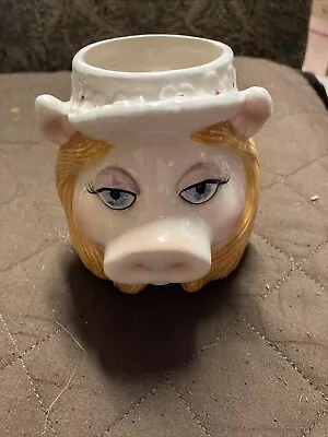 Little Miss Piggy Mug Sigma Vintage Pink White Tea/Coffee Cup Muppets • $5