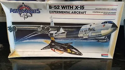 Older Monogram B-52 Bomber With Experimental X-15  1/72 Scale Plane Model Kit • $125