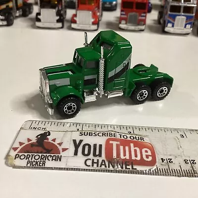 1981 Matchbox Superfast Green Peterbilt Super Semi Tractor Truck 1/64 England • $1.95