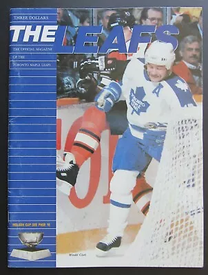 1990 Maple Leaf Gardens NHL Program Toronto Maple Leafs Vs LA Kings Wendel Clark • $19.99