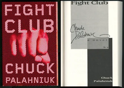 Chuck Palahniuk SIGNED AUTOGRAPHED Fight Club SC Book Brand New Tyler Durden NEW • $235
