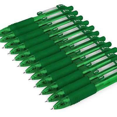£6.99 • Buy Zebra Z-Grip Smooth Mini Retractable Ballpoint Pens - 1.0mm - Green - Pack Of 12