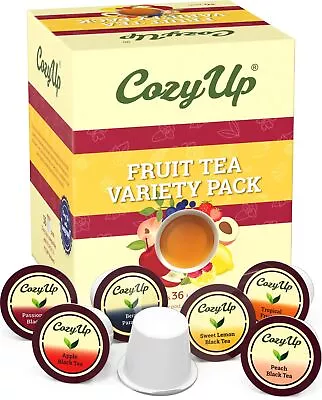 CozyUp Variety Fruit Tea Sampler Pack Pod For Keurig K-Cup Brewers 36-Count • $30.08