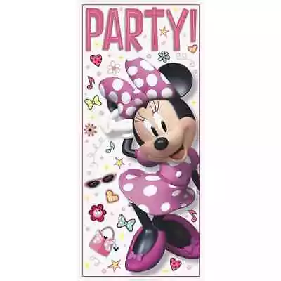 AMSCAN Unique 79251 Disney Iconic Minnie Mouse Door Party Poster 27' X 60' 1ct • $19.99