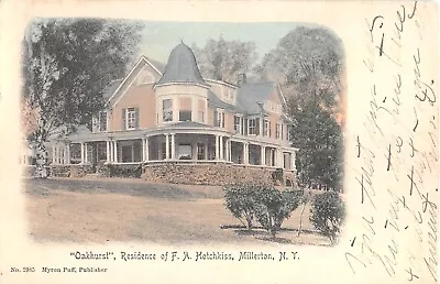 C.1905 Oakhurst FA Hotchkiss Home Millerton NY Post Card Dutchess County • $13