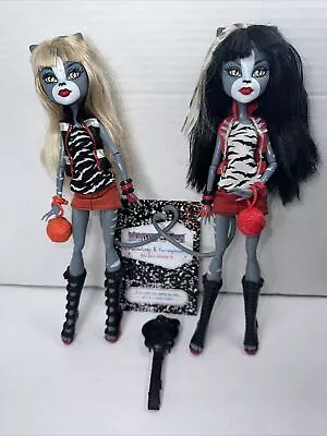 Monster High Werecat Sisters Meowlody Purrsephone Twins Diary • $136.99