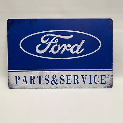 Ford Parts & Service Vintage Style Metal Sign Man Cave Garage Shop Bar • $17.99