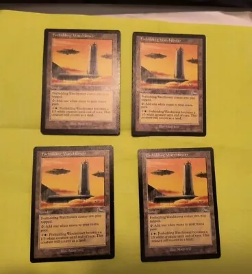 MTG Forbidding Watchtower - Urza's Legacy - X4 Cards Magic The Gathering Urza's • $3