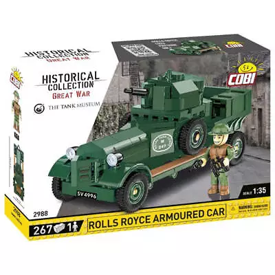 Cobi Historical Collection Great War Rolls Royce Armoured Car Ages 6+ And Up • $80.95