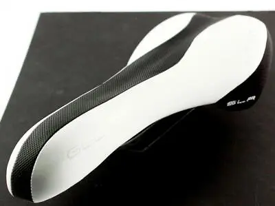 SELLE ITALIA SLR TRI MONOLINK Rail TT Bike Saddle Carbon Fiber X-40 White NEW • $24.97