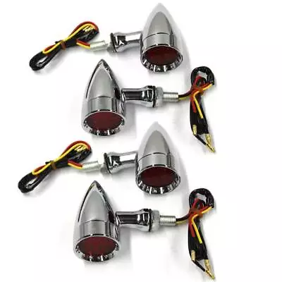 4x Motorcycle LED Turn Signal Lights For Honda VTX 1300C 1300 VTX1800C 1800N US • $39.67