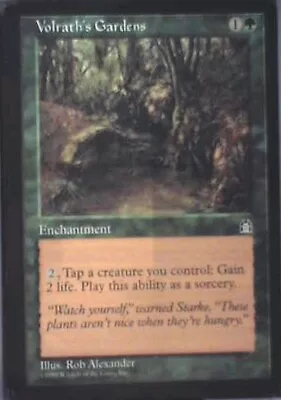 Volrath's Gardens - Stronghold: #124 Magic: The Gathering NM R4 • $1.39