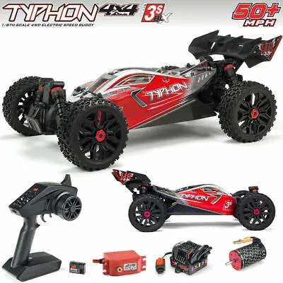 V3 2021 Arrma Typhon 3S BLX Brushless RTR Ready To Run RC 1/8 Scale 4WD Buggy • $329.99