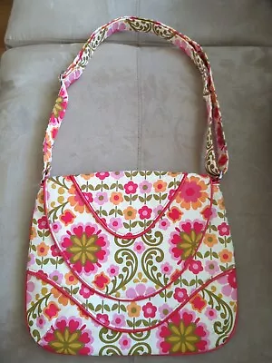 Vera Bradley Folkloric Floral Pattern Retired Purse Crossbody Bag Magnetic Close • $21