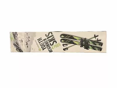 Lucky Bums ‎117GR Kid's Beginner Snow Skis And Poles 70cm - Green/Black • $39.99