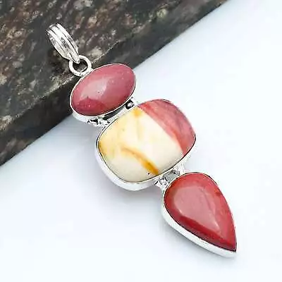 Mookaite Jasper Gemstone Ethnic Handmade Pendant Jewelry 3.2  AP-31274 • $2.99