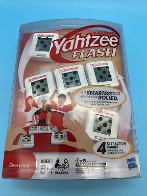 Electronic Yahtzee Flash ~ Hasbro Dice Game (2011) NEW • $25.68