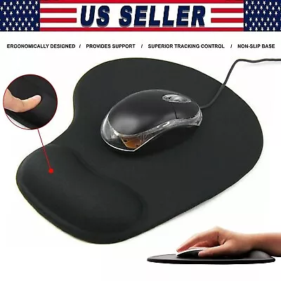 Mouse Pad Wrist Rest Support Ergonomic Comfort Mat Non-Slip PC Computer Laptop • $5.99