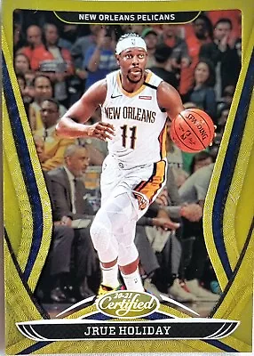 2020-21 Panini Certified Asia Gold #25 Jrue Holiday - Pelicans • $1.85