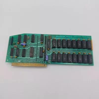 Vintage Apple Ii Ram Works Bec Ramworks Card Board Memory Expansion Grtd #88 • $37.99