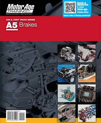 MotorAge A5 ASE Automotive Brakes Test Prep Home Study Manual Guide Book 119011 • $42