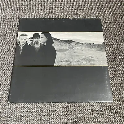 U2 – The Joshua Tree Vinyl Record FIRST UK Pressing BLACK 1987 EMI • £24