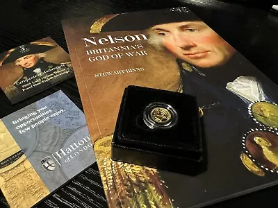 One Eighth Sovereign 22ct Gold Lord Nelson Tribute 1/8 Coin Tristan Da Cunha • £139.99