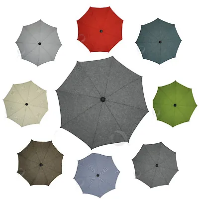 Baby Sun UMBRELLA PARASOL Pushchair Pram Stroller Shade Canopy MELANGE GREY • £12.99