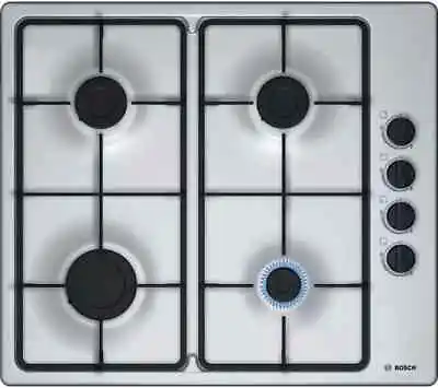 New Graded Bosch Series 2 PBP6B5B60 58cm Gas Hob Only £149.99 – Stainless Steel • £119.99