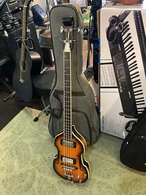 CONRAD Violin Style Bass Guitar - Vintage 1960s/70s - Scroll Headstock - Beatles • $425