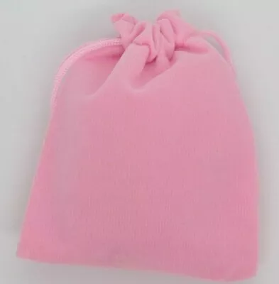 $4.95 • Buy Dice Bag Drawstring Pink Velvet Bags Dungeons And Dragons Pathfinder Board Game