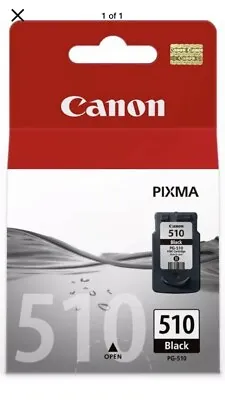GENUINE Canon PG-510 Black Ink Cartridge • $28.98