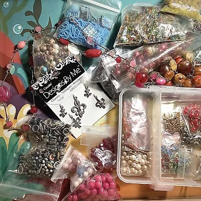 Vintage To Now Bead Lot Jewelry Making Crafting Destash • $22