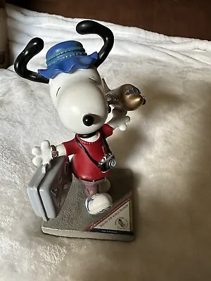Vintage Peanuts Snoopy The World Traveller Figurine Westland #8403 • $16.99