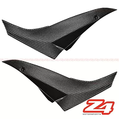 2008 2009 2010 ZX-10R Carbon Fiber Gas Tank Side Trim Cover Panel Fairing Cowl • $129.95